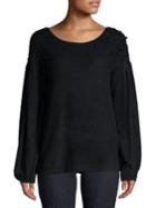 B Collection By Bobeau Scarlette Balloon Sleeve Top