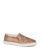 Jack Rogers Violet Laser-cut Leather Sneakers