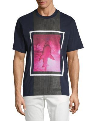 Boss Shark Block Graphic Tee