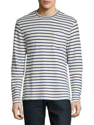Lucky Brand Long Sleeve Striped Tee
