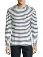 Lucky Brand Long Sleeve Striped Tee