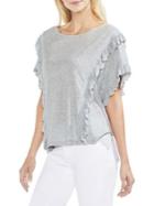 Vince Camuto Ruffle-front Top