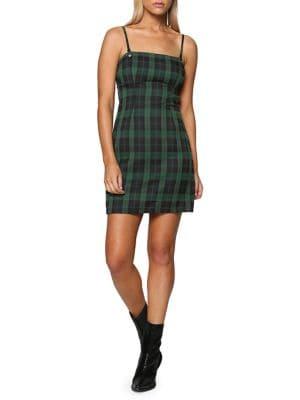 Tiger Mist Plaid A-line Dress