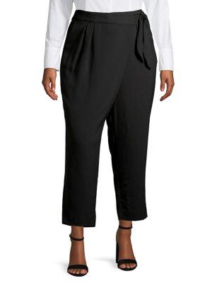 Rachel Rachel Roy Plus Plus Cropped Tie-waist Pants