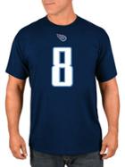 Majestic Marcus Mariota Tennessee Titans Nfl Eligible Receiver Iii Cotton Jersey Tee