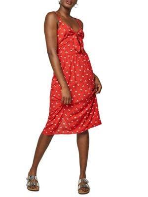 Miss Selfridge Tile-printed Midi Dress