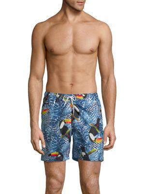 Trunks Surf + Swim Toucan-print Swim Trunks