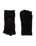 Kate Spade New York Bow Accented Convertible Gloves
