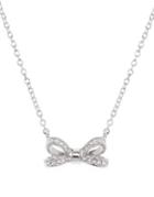 Ted Baker London Opulent Pave Bow Olessi Crystal Pendant Necklace