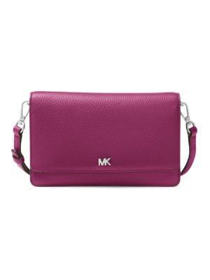 Michael Michael Kors Mercer Pebbled Leather Crossbody Bag