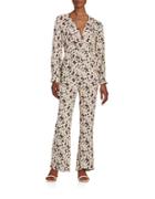Free People Patterned Hot Jumpsuit