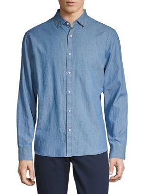 Black Brown Denim Shirt