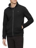 Calvin Klein Yarn-dyed Striped Cotton Sweatshirt