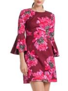 Trina Turk Casa Mexico Splendid Bell-sleeve Mini Dress