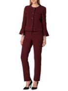Tahari Arthur S. Levine Two-piece Bell-sleeve Pant Suit