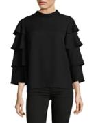 Lord & Taylor Cape Sleeve Top
