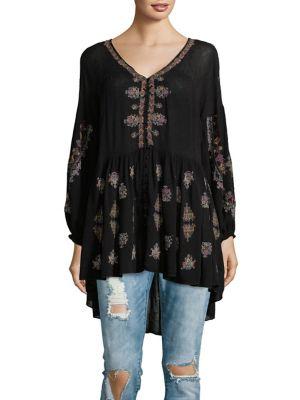 Free People The Arianna Embroidered Tunic