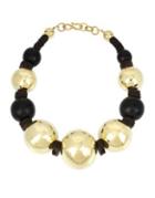 Robert Lee Morris Collection Beaded Collar Necklace