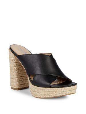 Charles By Charles David Index Faux Leather Espadrilles