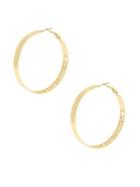 Bcbgeneration Affirmation Something Special Cut-out Hoop Earrings-2