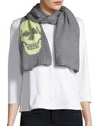 Wooden Ships Skull Knit Scarf