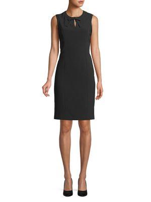 Karl Lagerfeld Paris Bow Sheath Dress