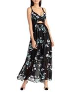 Rachel Rachel Roy Adrena Floral-print Maxi Chiffon Dress