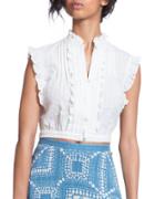 Plenty By Tracy Reese Victorian Cropped Top
