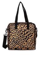 Lesportsac Medium Gabrielle Box Animal Print Crossbody Bag