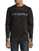 Karl Lagerfeld Quilted Graphic Sweater