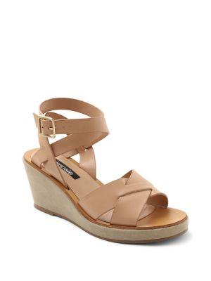 Kensie Venezia Cross-strap Wedge Sandals