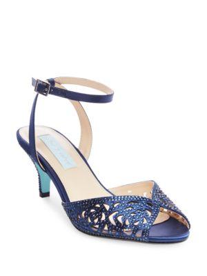 Betsey Johnson Raven Satin Pumps