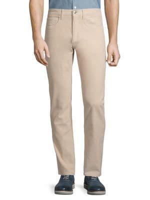 Brooks Brothers Red Fleece Slim Fit Garment-dyed Five-pocket Corduroy Pants