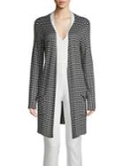 Joseph A Patterned Duster Cardigan Sweater