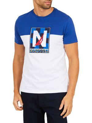 Nautica Pieced Logo Tee
