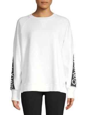 Calvin Klein Performance Cropped Logo Sweater