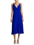 Laundry By Shelli Segal Pleated A-line Dress