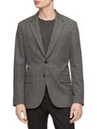 Calvin Klein Slim-fit Single-breasted Cotton Jacket