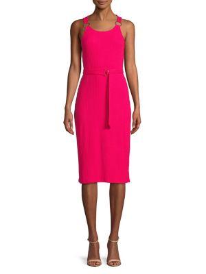 Michael Michael Kors Ribbed Knee-length Dress