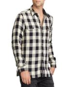 Polo Big And Tall Checkered Cotton Casual Button-down Shirt