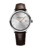 Raymond Weil Tocatta Collection, Stainless Steel And Leather Watch