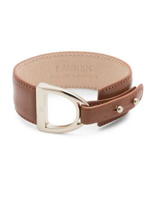 Lauren Ralph Lauren Leather Buckle Bracelet