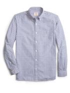 Brooks Brothers Red Fleece Basketweave Checks Cotton Button-down Shirt