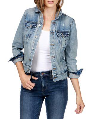 Lucky Brand Smiley Patch Denim Jacket