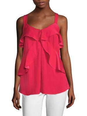Michael Michael Kors Layered Ruffle Tank Top