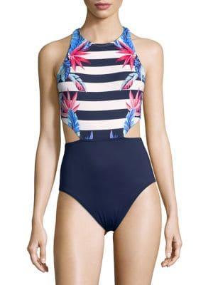 Tommy Bahama One-piece Cut-out Swimsuit