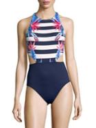 Tommy Bahama One-piece Cut-out Swimsuit