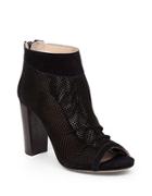 Vince Camuto Cosima Perforated Suede Ankle Boots