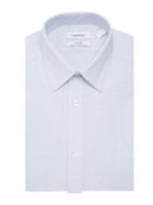 Calvin Klein Long-sleeve Pinstripe Slim-fit Dress Shirt