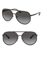 Michael Kors Miami 58mm Embellished Pilot Sunglasses